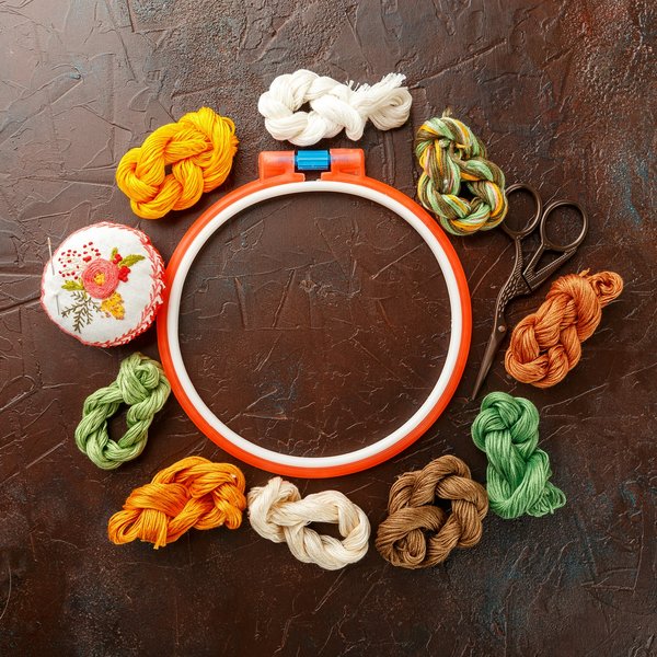 Quelle est la taille des tissus dans le kit de broderie ?